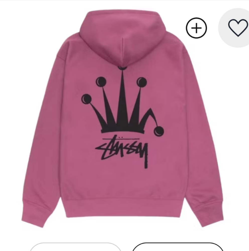 Stussy regal crown full zip hoodie
